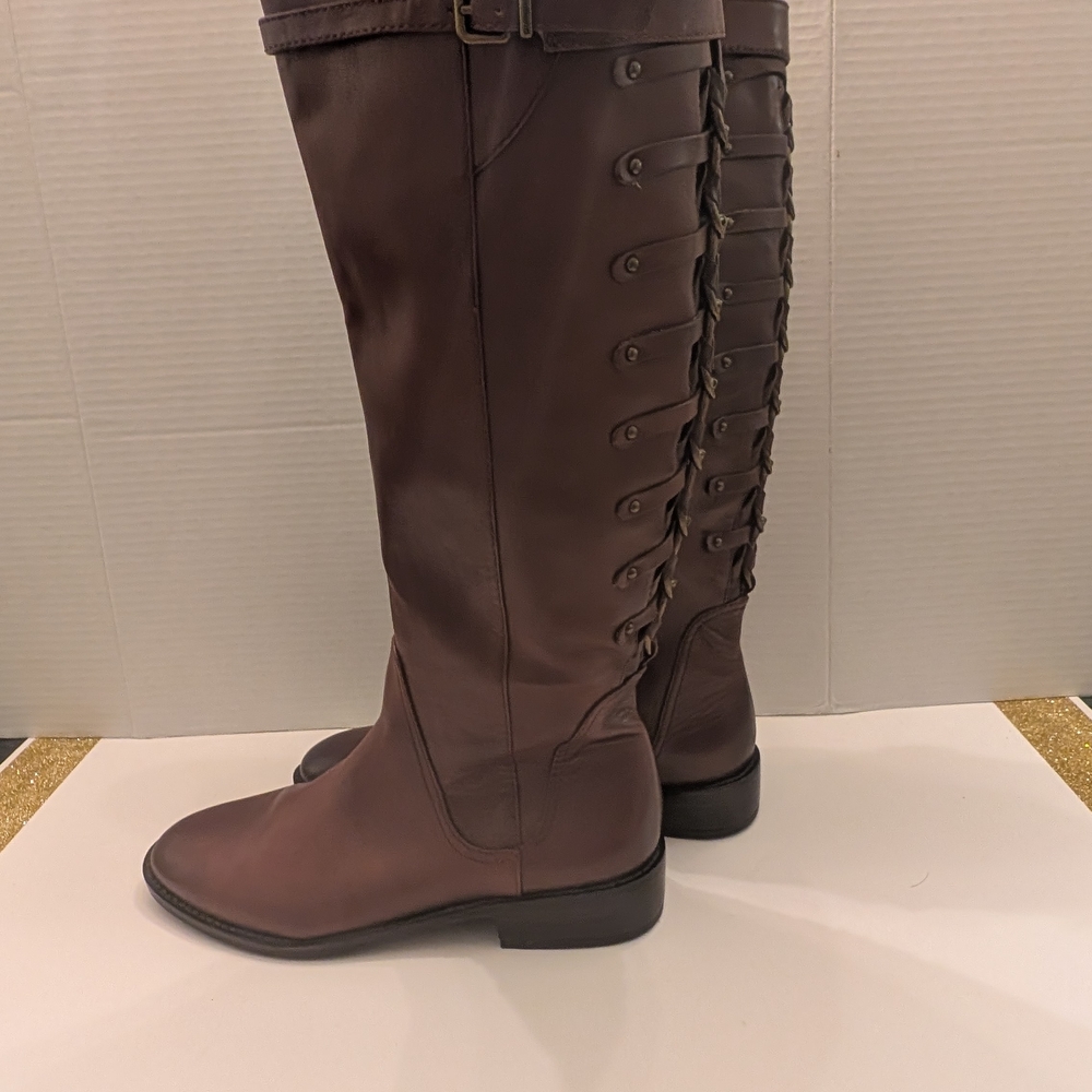 NWOT Gianni Bini Brown Over the Knee Boots Size 8 - Picture 13 of 15